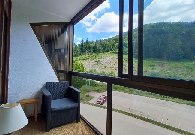  à La Bresse - Belle Hutte 1, le 27, studio avec loggia vue piste